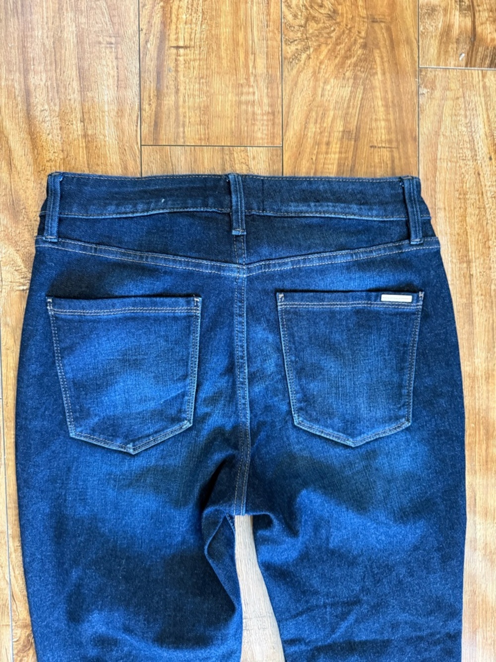 WHITE BLACK Women's Dark Blue Slim Fit High Rise Sculpt Jeans Size 6 - Picture 10 of 11